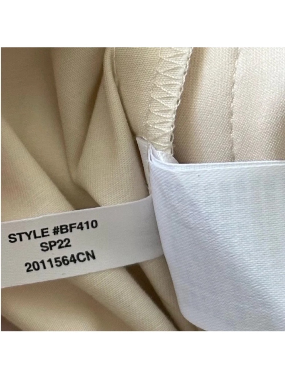 NWT J. Crew Willa Straight Leg Lightweight Chino Pants Ivory - Picture 6 of 8